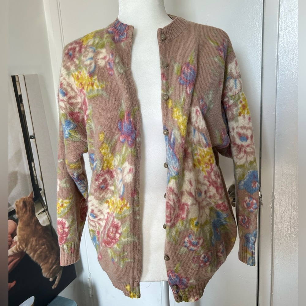 Vintage sweater flower - Picture 3 of 3